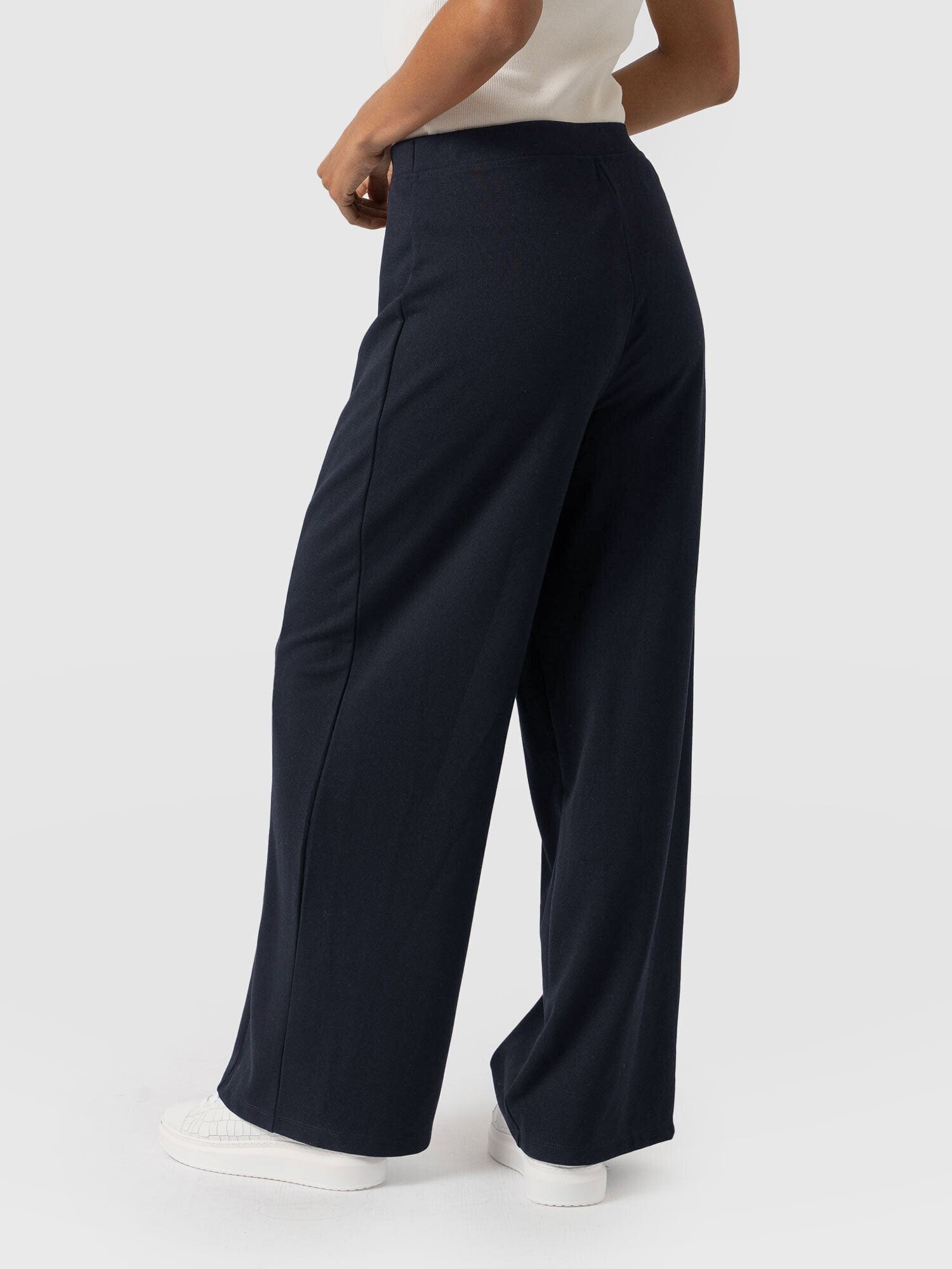 Chelsea Pant Navy Jersey - Women's Pants | Saint + Sofia® USA